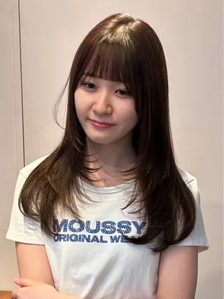 ロング カラー ナチュラル大人っぽい スタイル　MAORIのヘアスタイル