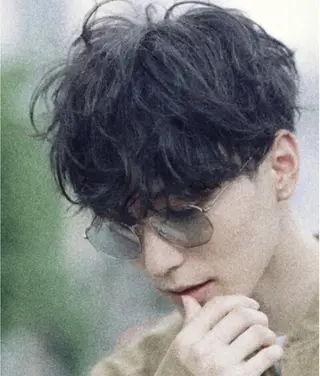 パーマ メンズ 似合わせカット‪// 鶴我万唯華のヘアスタイル