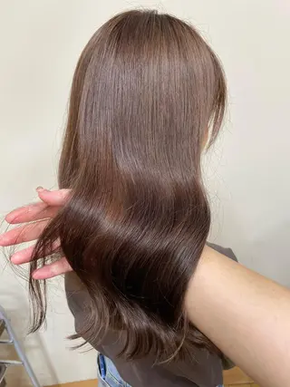 ロング カラー 韓国ヘア 🤍中西麻友🤍のヘアスタイル