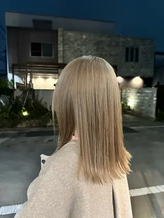 ミディアム カラー 🪼高評価🪼 💎柴崎の藤咲💎のヘアスタイル