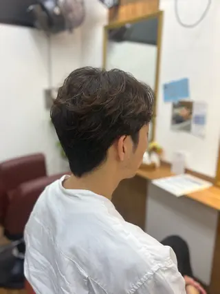 ショート パーマ メンズ Liinoアイナ /カットモデル募集中のヘアスタイル