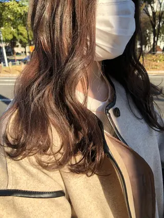 ロング カラー a rikaのヘアスタイル