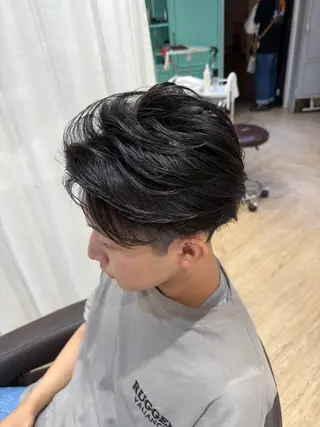 ショート パーマ 【似合わせ】 藤原 拓徒のヘアスタイル