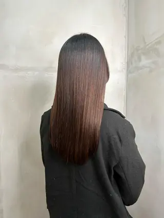 ロング 益 佑夏のヘアスタイル