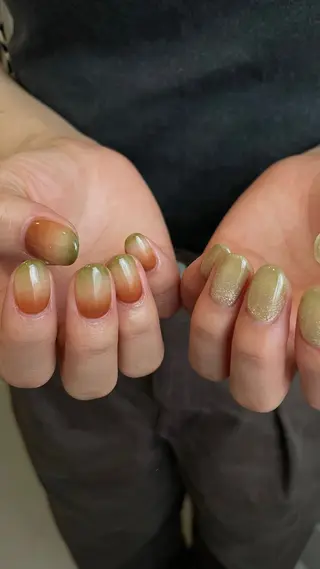 ショート roof nailのネイルデザイン