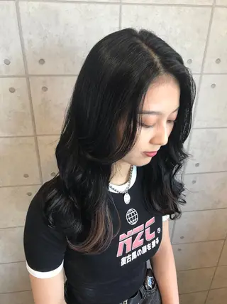 ロング カラー 烏丸韓国ヘア🇰🇷 ayaka🎀のヘアスタイル