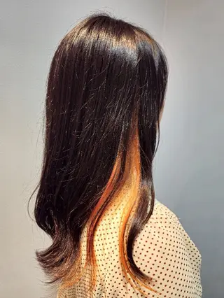 ロング カラー 荒井 琢人のヘアスタイル
