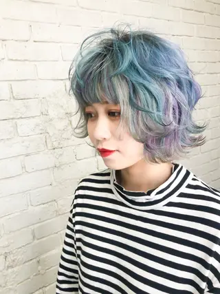 ミディアム カラー welring hair salonのヘアスタイル