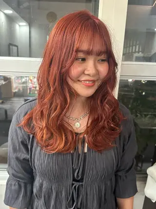 カラー noa / 郡山ボブ ×透明感カラーのヘアスタイル