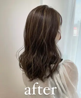ミディアム カラー 過去一の柔髪ヘア 🌿einshairのヘアスタイル