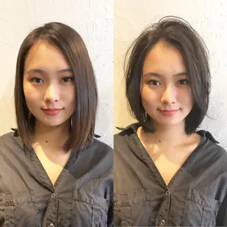 ショート 髪質改善縮毛矯正 専門店のヘアスタイル