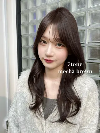 ロング 🍑暖色／レイヤー／ 真希🎀のヘアスタイル