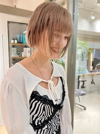 ショート カラー 🌿ショート🌿 パーマ🌿淳平のヘアスタイル