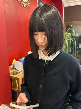 ミディアム ORe'S HAIR BE　GLaDまなみのヘアスタイル