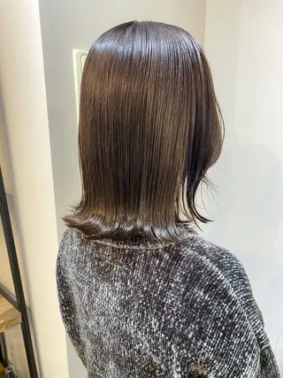 ミディアム louwe 武藤幸世のヘアスタイル