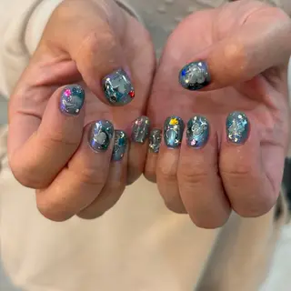 ネイル 栗田 ゆう子のネイルデザイン