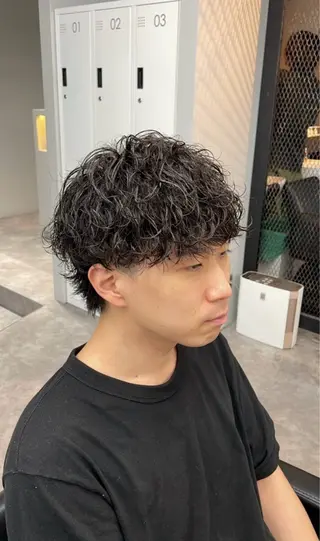 パーマ メンズ ✨北千住No.1✨ カット最安値‼️のヘアスタイル