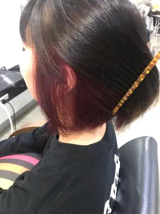 ショート カラー ヘアアレンジ 烏山 達也のヘアスタイル
