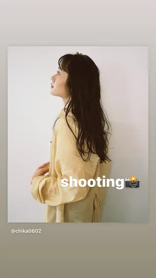 ロング 市川 千夏のヘアスタイル
