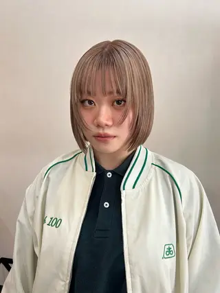 ショート ボブ/透明感カラー 🧸YUI❤️のヘアスタイル