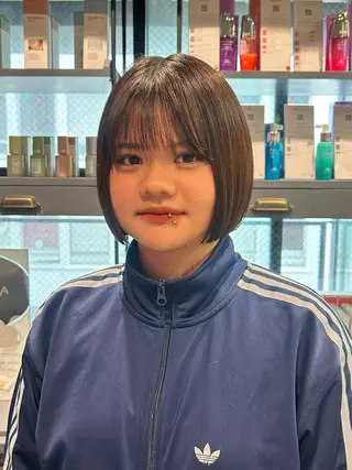 ショート レイヤー/ナチュ盛 カラー/ことこ🍎のヘアスタイル