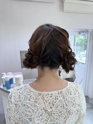 セミロング 神谷 亜結美のヘアスタイル