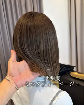カラー いしはら みおのヘアスタイル