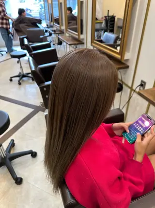 ロング カラー 大日方 祐介のヘアスタイル