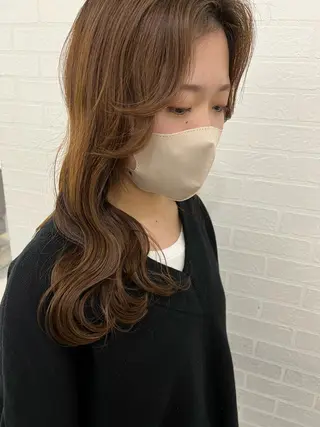 セミロング アイブロウ 🌈 YUUNA🌈のヘアスタイル