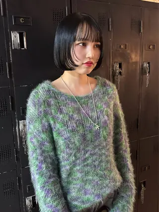 ショート カラー 安藤楓華 fuka andoのヘアスタイル