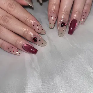 ネイル パラあり！フィルイン 美フォルムのネイルデザイン