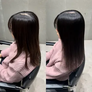 ミディアム カラー 髪質改善ヘアケア 艶髪特化/上田のヘアスタイル
