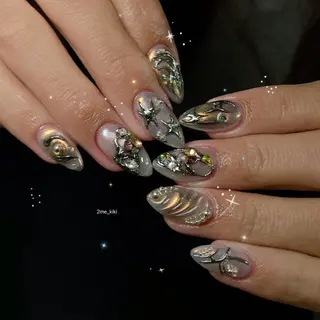 ネイル 大人かわいいネイル♡ Kikiのネイルデザイン