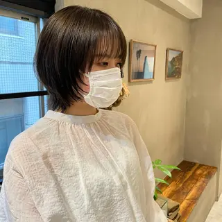 ショート カラー 10月限定モニター 髪質改善美髪矯正のヘアスタイル