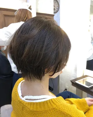 ショート カラー 鷺沼駅徒歩1分 キシタクのヘアスタイル