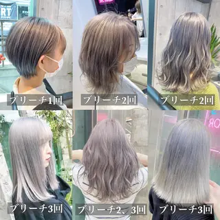 ロング 🤍ムラ修正ブリーチ 🤍原宿/YUUのヘアスタイル