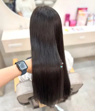 ロング NANA🍊/熊谷 /縮毛矯正/髪質改善のヘアスタイル