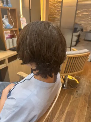 ショート カラー パーマ 韓国ヘア sasugaのヘアスタイル