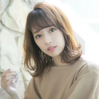 ミディアム 縮毛矯正/髪質改善 表参道/千田大地のヘアスタイル