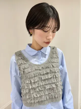 ショート カラー 🌿ショート🌿 パーマ🌿淳平のヘアスタイル