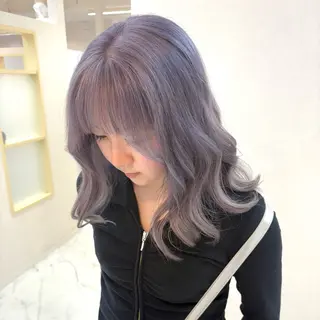 ミディアム カラー 🍒透明感カラー/ セット/SAKURAのヘアスタイル
