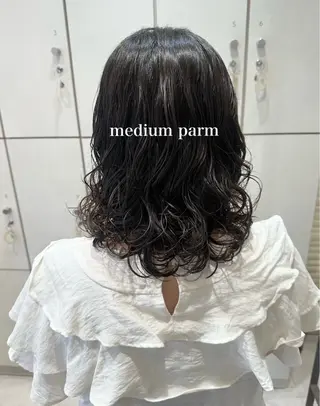 ミディアム 美髪矯正/渡辺 りんのヘアスタイル