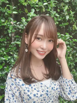 セミロング カラー REM【阿佐ヶ谷】 MEGUのヘアスタイル