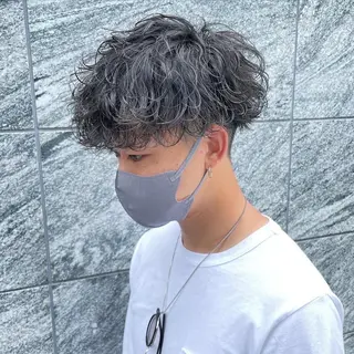 ショート カラー パーマ 【メンズ特化】 笹目純のヘアスタイル