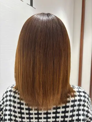 ミディアム 篠田 綾乃のヘアスタイル