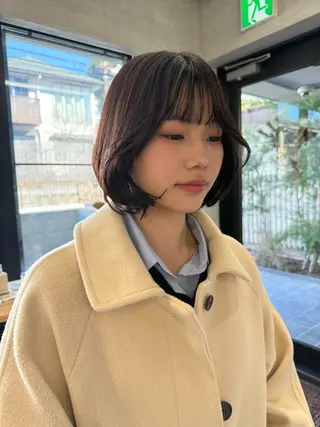 ショート サカモト ナオミのヘアスタイル