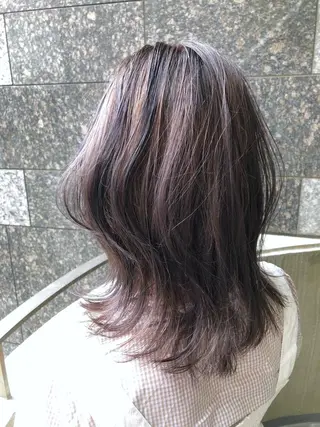 ミディアム カラーアンドケアリタ kitamuuuのヘアスタイル