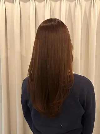 ロング カラー 透明感/暖色カラー ミウのヘアスタイル