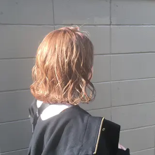 ミディアム カラー しのはら まどかのヘアスタイル