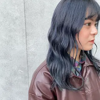 ロング カラー カラー職人 なかもと たつひろのヘアスタイル